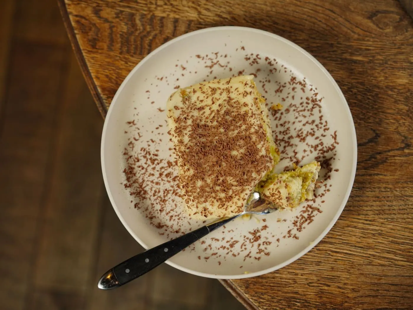 Il tiramisù, al cucchiaio, un altro scorcio
